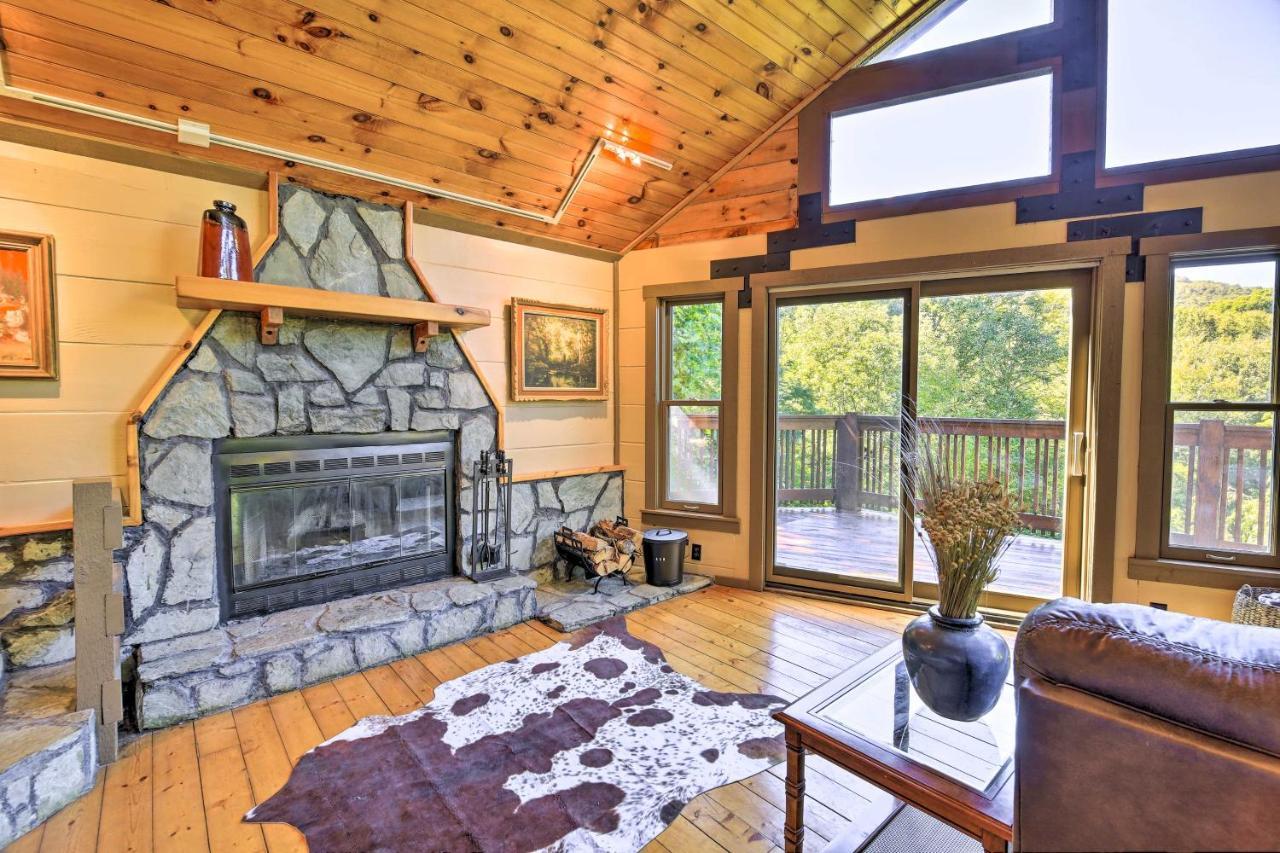 Dog-Friendly Cabin, 9 Mi To Sugar Mountain Resort Banner Elk Exteriör bild