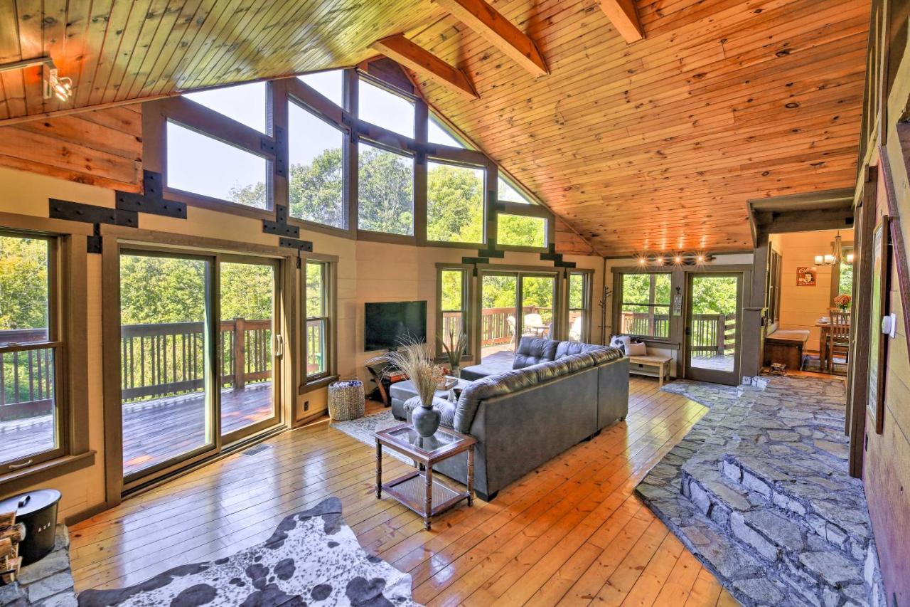 Dog-Friendly Cabin, 9 Mi To Sugar Mountain Resort Banner Elk Exteriör bild